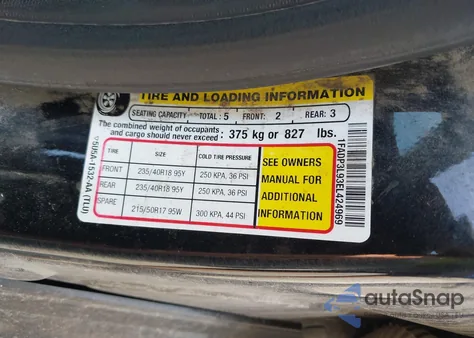 2014 Ford Focus St из США, поврежденный, VIN 1FADP3L93EL424969